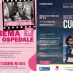 Cinema in ospedale e incontri con la cittadinanza, prosegue l’ottobre rosa del Crob